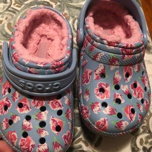 Toddler Fur-lined Crocs